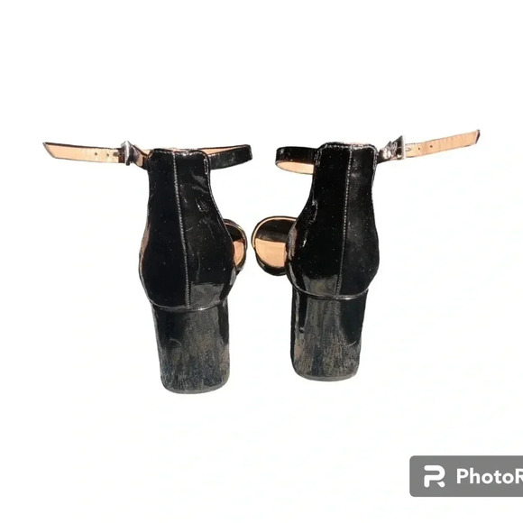 BcBgeneration Talia Black Ankle Strap Heels Size 9.5 - Picture 3 of 8